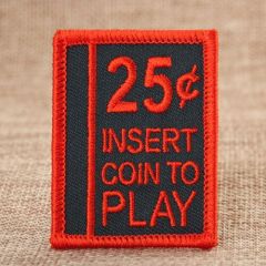 25 Insert Coin To Play Biker Vest Patches