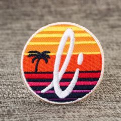 Scenery Custom Embroidered Patches No Minimum