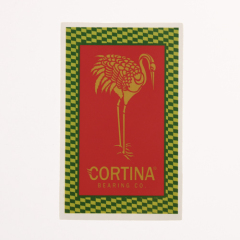  Cortina Bearing Rectangle Stickers
