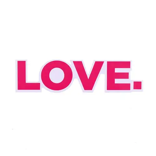 Love Vinyl Letter Stickers Love Vinyl Letter Stickers