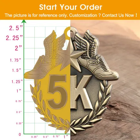 Youth Soccer League Custom Made Medals