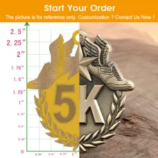 Seaside Running Medals