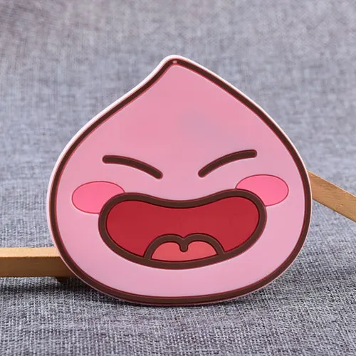 Apeach Custom PVC Coaster 