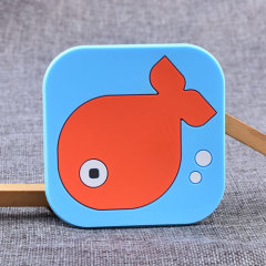 Q-version Goldfish Custom PVC Coaster 