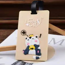 Lover Cats PVC Luggage Tag Lover Cats PVC Luggage Tag
