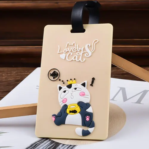 Lover Cats PVC Luggage Tag Lover Cats PVC Luggage Tag