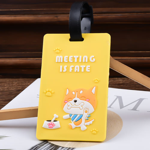 Meeting is Fate PVC Luggage Tag 