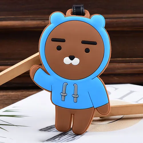 Greeting Ryan Custom PVC Luggage Tag Greeting Ryan Custom PVC Luggage Tag