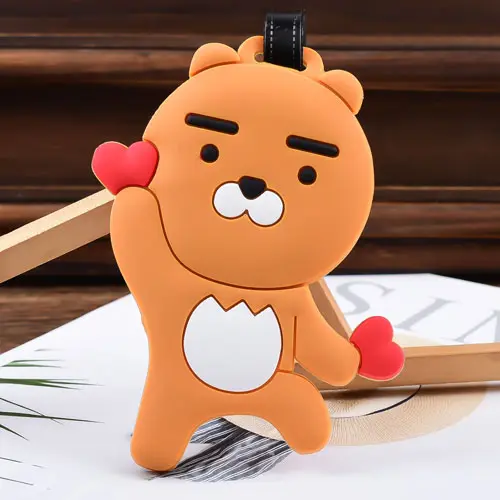 Red Heart Ryan PVC Luggage Tag 