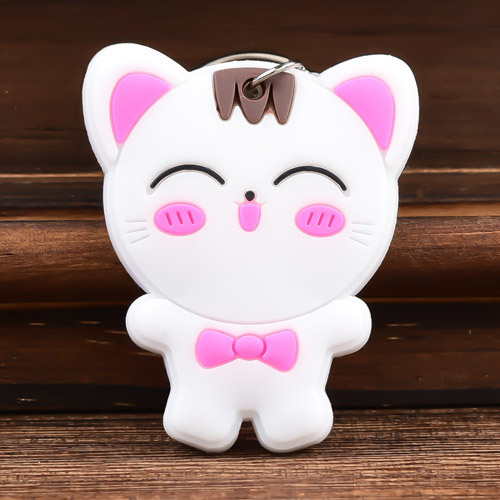 Smile Cat Custom PVC Keychain