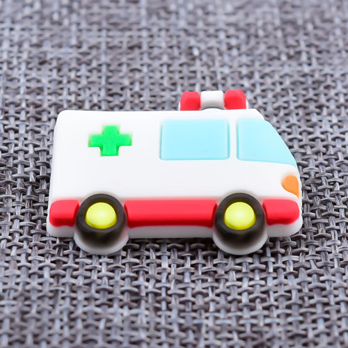 Custom 3D Ambulance PVC Lapel Pins 