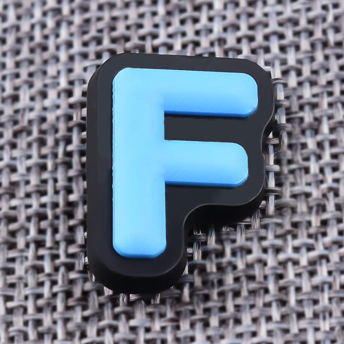 Custom 3D F PVC Lapel Pins 