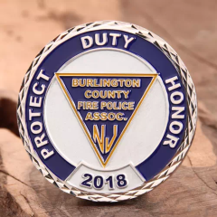 Fire Police Challenge Coins