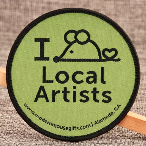 Mouse Custom Woven Patches