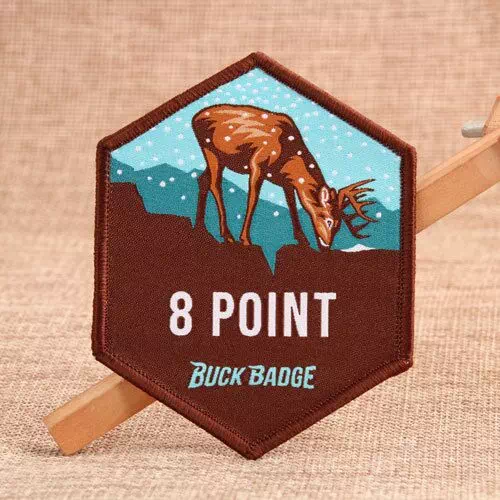 Sika Deer Custom Woven Patches