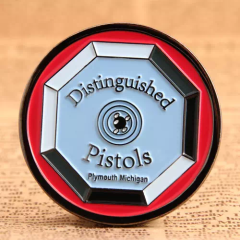 Distinguished Pistols Challenge Coins