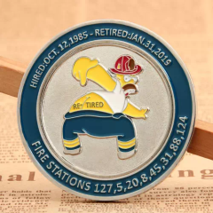 Lacofd Firefighter Challenge Coins