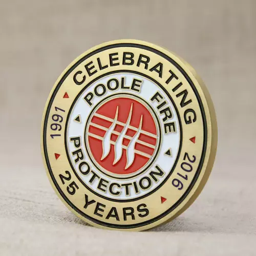 Poole Fire Protection Custom Challenge Coins Poole Fire Protection Custom Challenge Coins