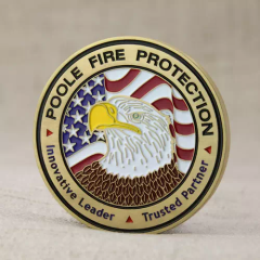 Poole Fire Protection Custom Challenge Coins