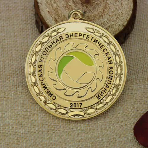 Wheat Decoration Custom Gold Medals