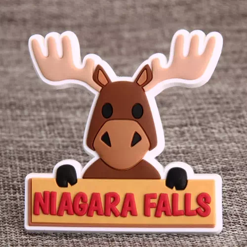 PVC-Magnet mit Elchmotiv bei den Niagarafällen