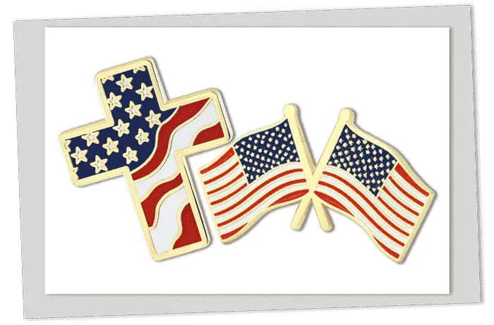 american flag pin
