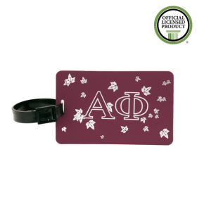 Alpha Phi Ivy Luggage Tags