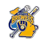 unfiltered brewers baseball pin logo unfiltered brewers baseball pin logo