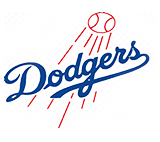 Dodgers trading pin logo