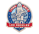 Dodgers trading pin logo 