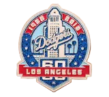 Dodgers trading pin logo Dodgers trading pin logo
