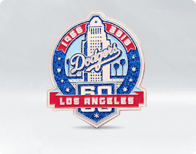 Dodgers baseball classic trading pins custom